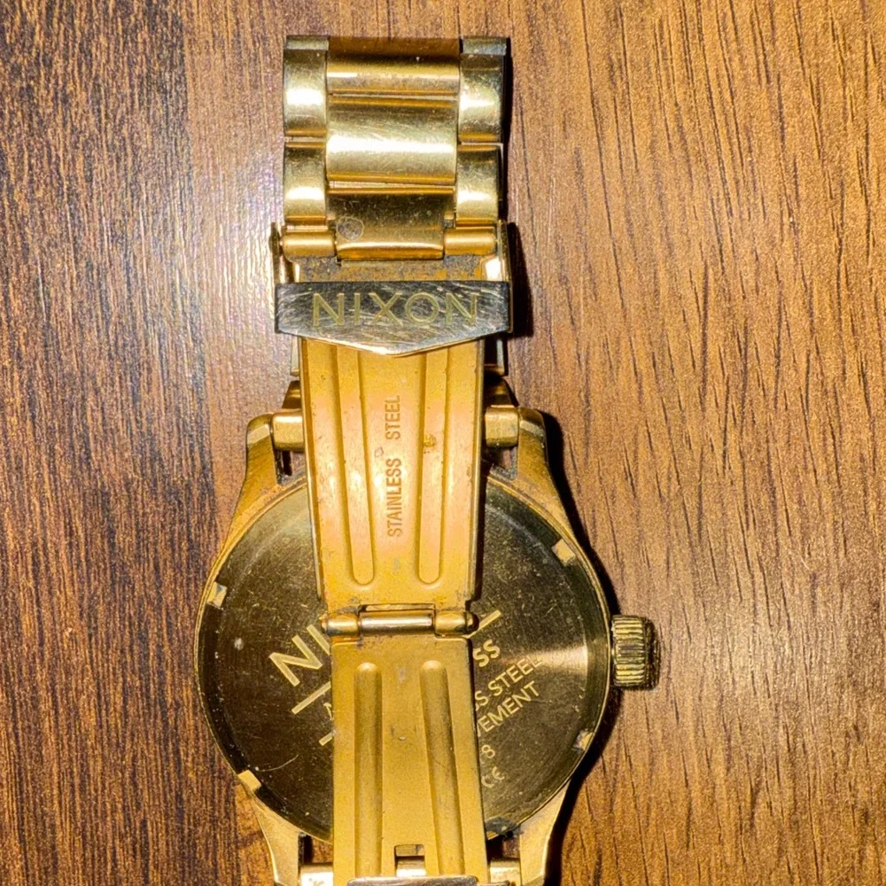 Nixon Gold-Tone Men's Watch The Sentry SS